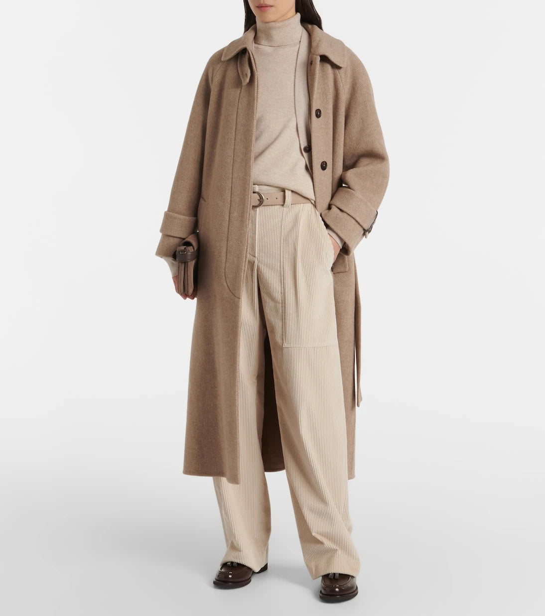 Brunello Cucinelli - Monili cotton corduroy straight pants