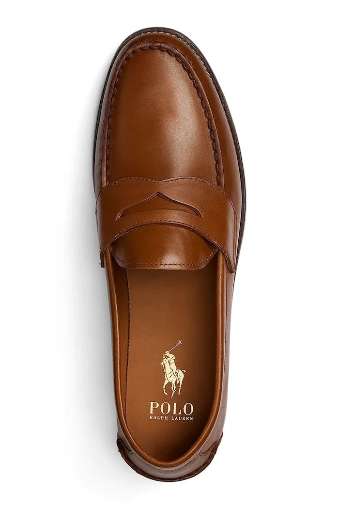 Кожени мокасини Polo Ralph Lauren Alston Penny