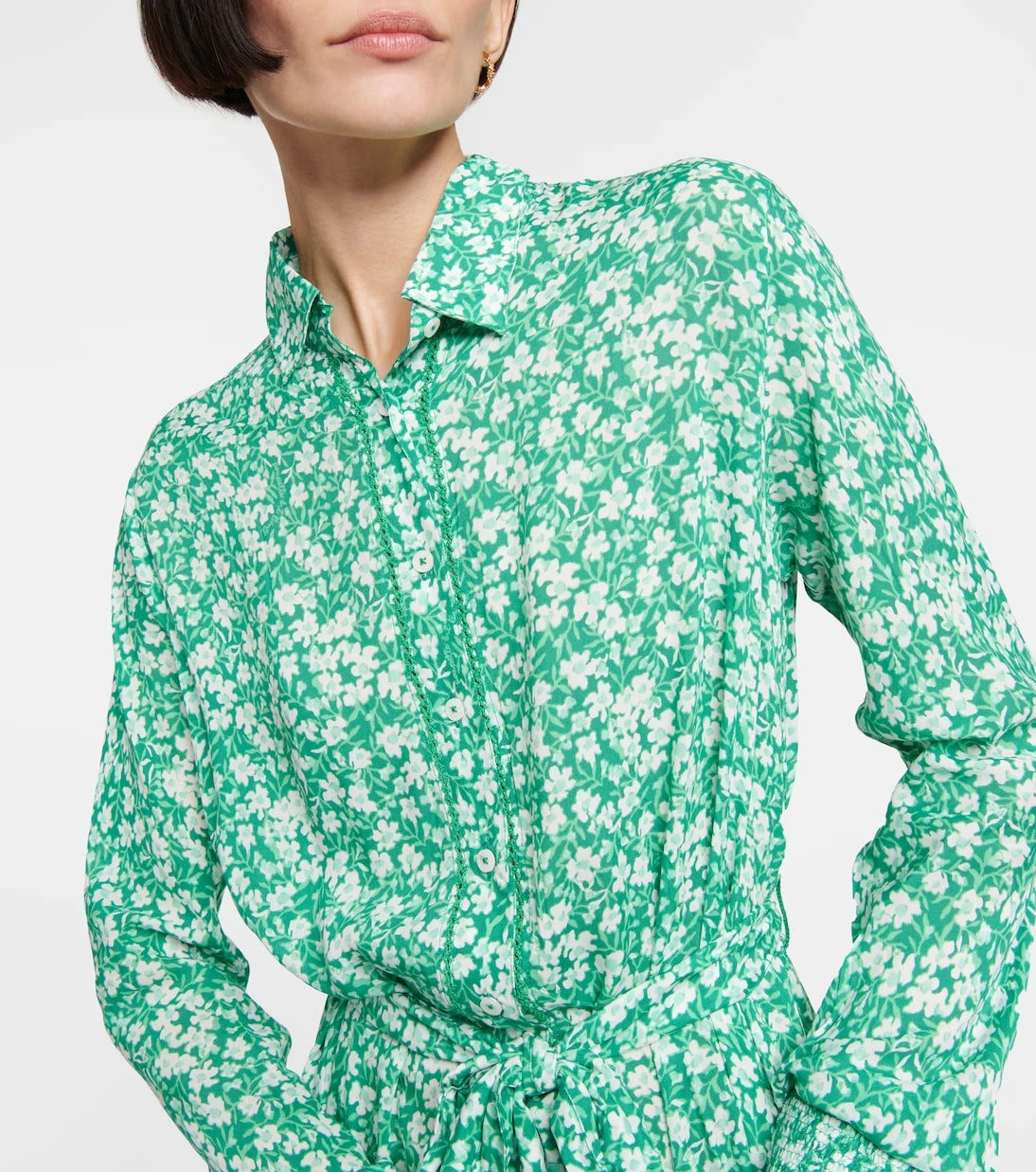 Poupette St Barth - Kimi printed shirt dress