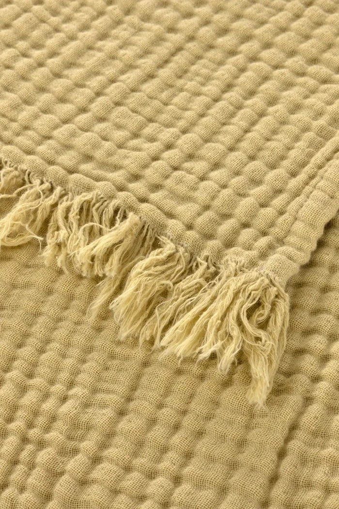 Olivier Desforges CYCLADES Sesame Pamuklu Örtü 130 x 170 cm