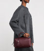 Max Mara Red Medium Leather Bowler Bag