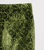 Burberry Green Baroque Velvet Tailored Trousers