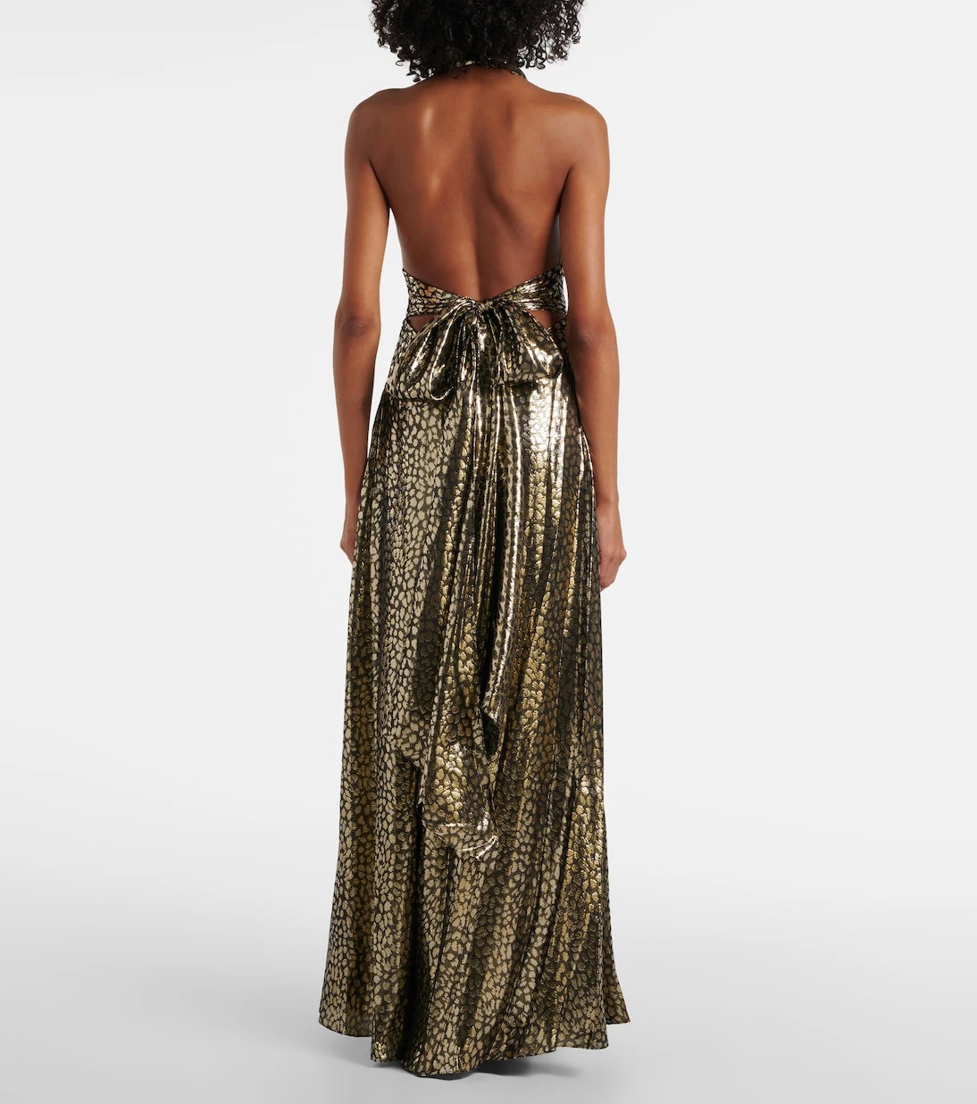 Alexandra Miro - Ivy leopard-print open-back maxi dress