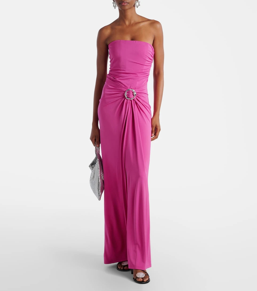Simkhai - Emma gathered jersey bustier dress