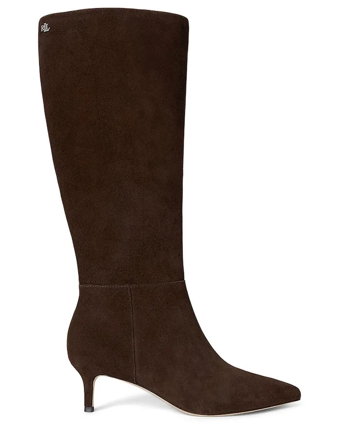 Lauren Ralph Lauren Mckay Tl Hl Süet Çizme