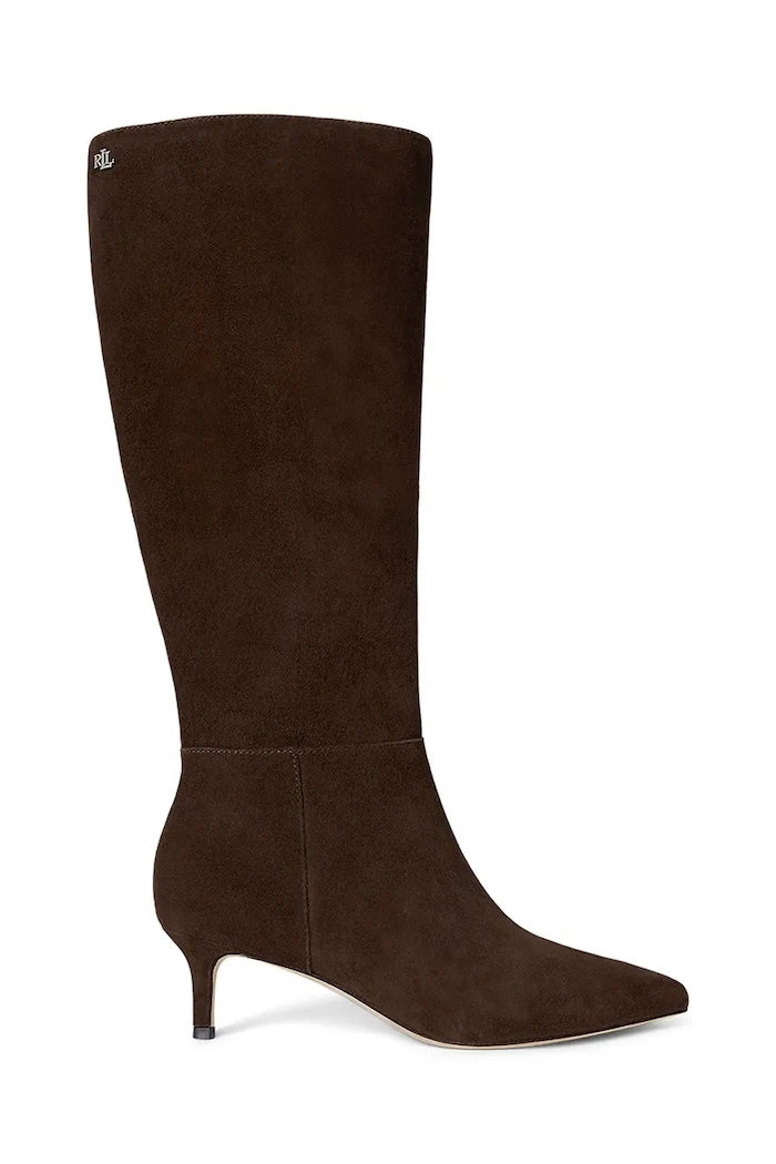 Lauren Ralph Lauren Mckay Tl Hl Süet Çizme