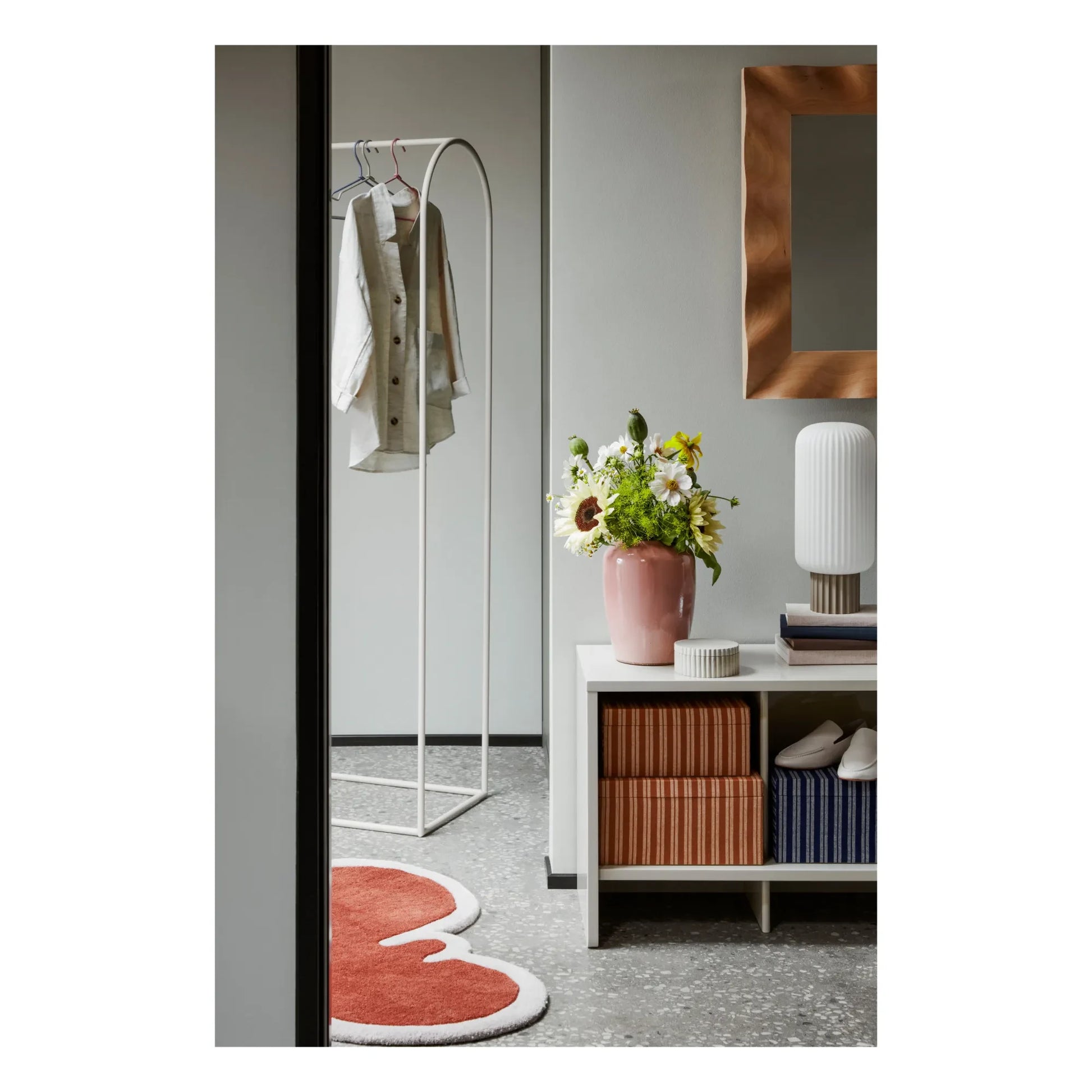 Broste Copenhagen - Archie Metal Coat Rack | White
