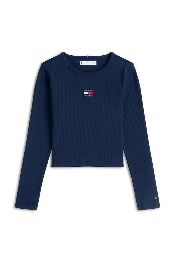 Tommy Hilfiger Uzun Kollu Çocuk Bluzu
