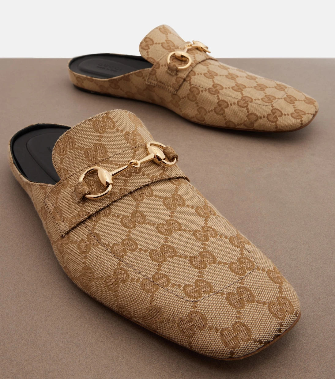 Gucci - Ragazzo GG canvas mules