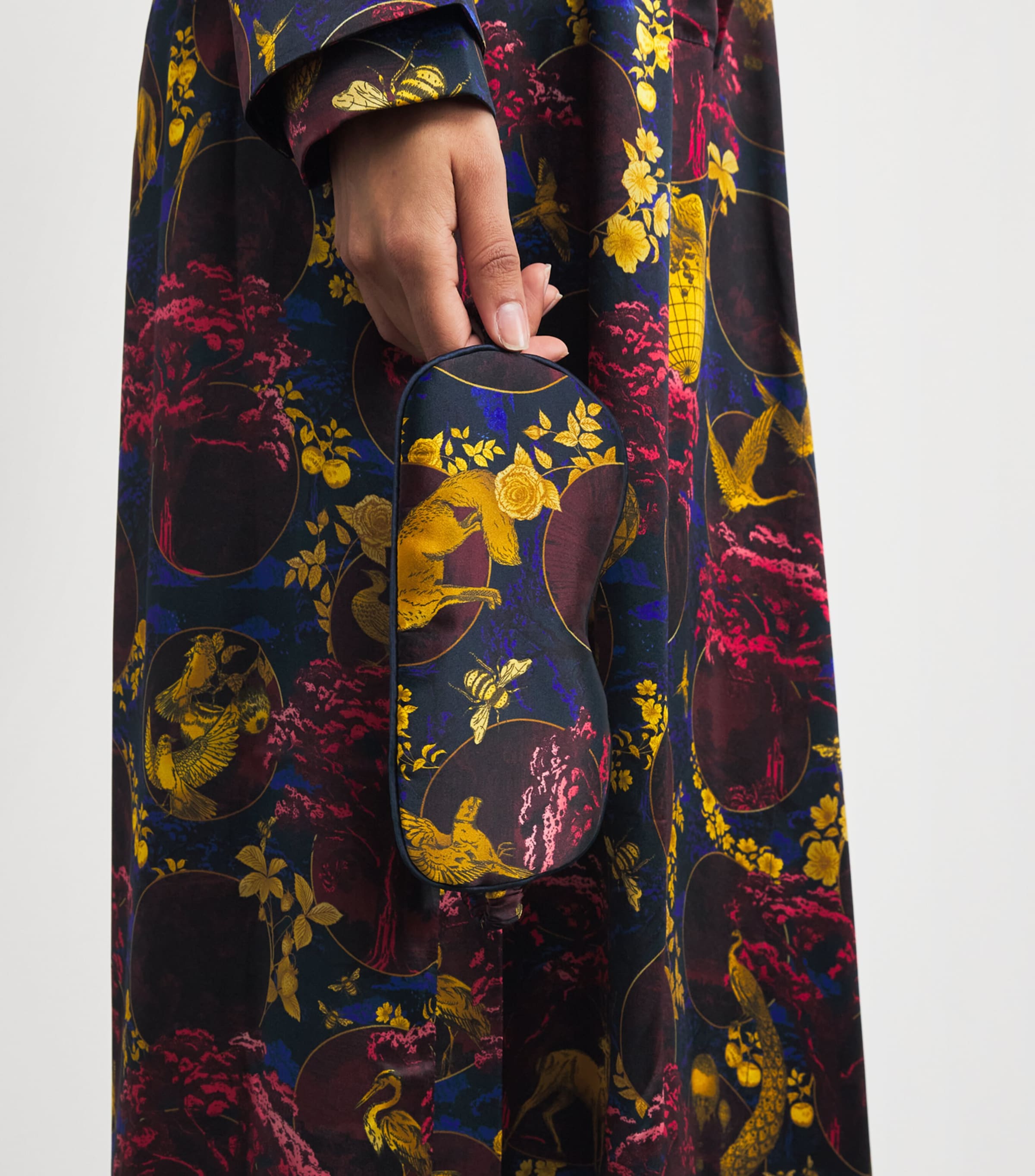 Harrods Multi Silk Toile Sleep Mask