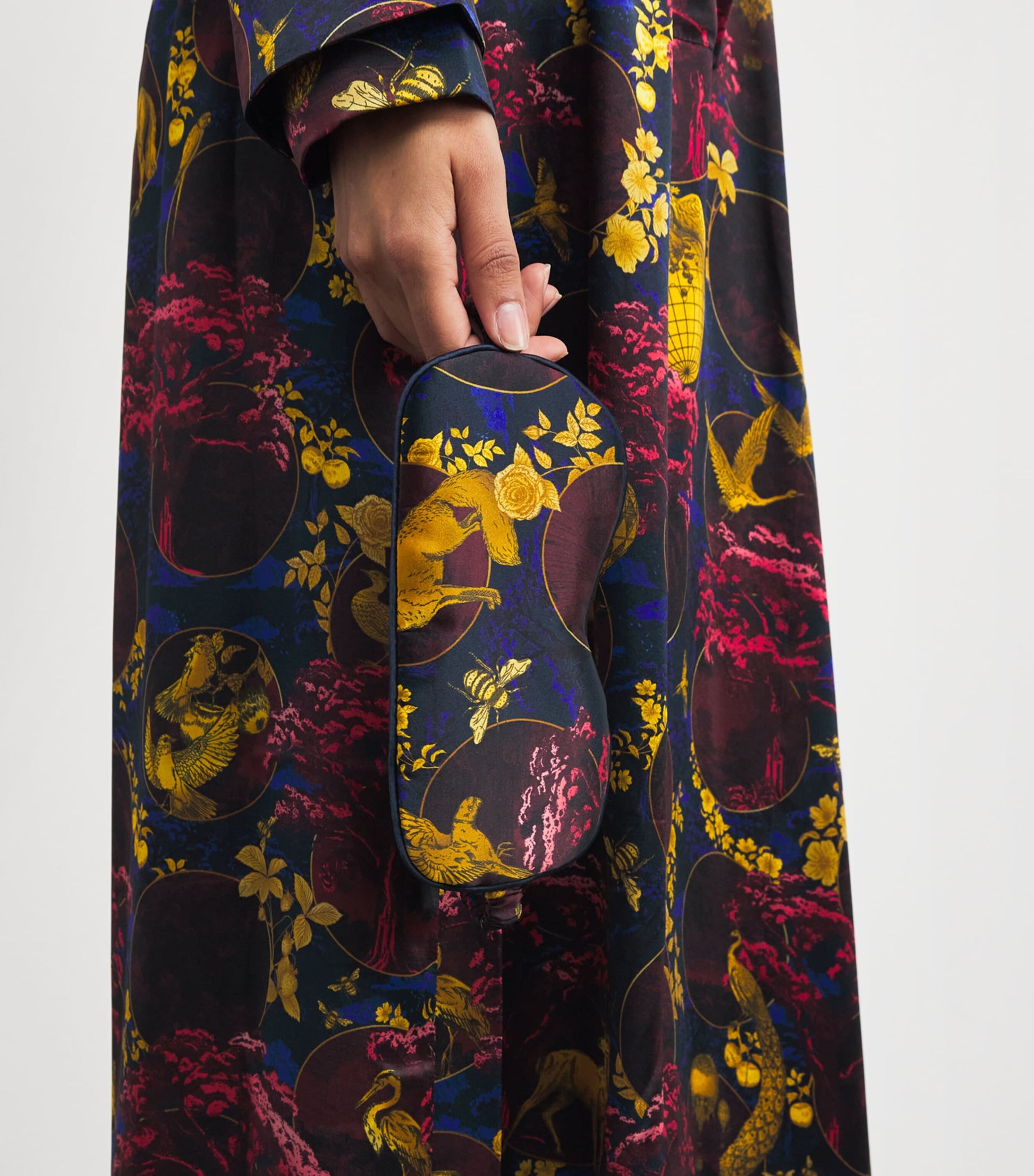 Harrods Multi Silk Toile Sleep Mask