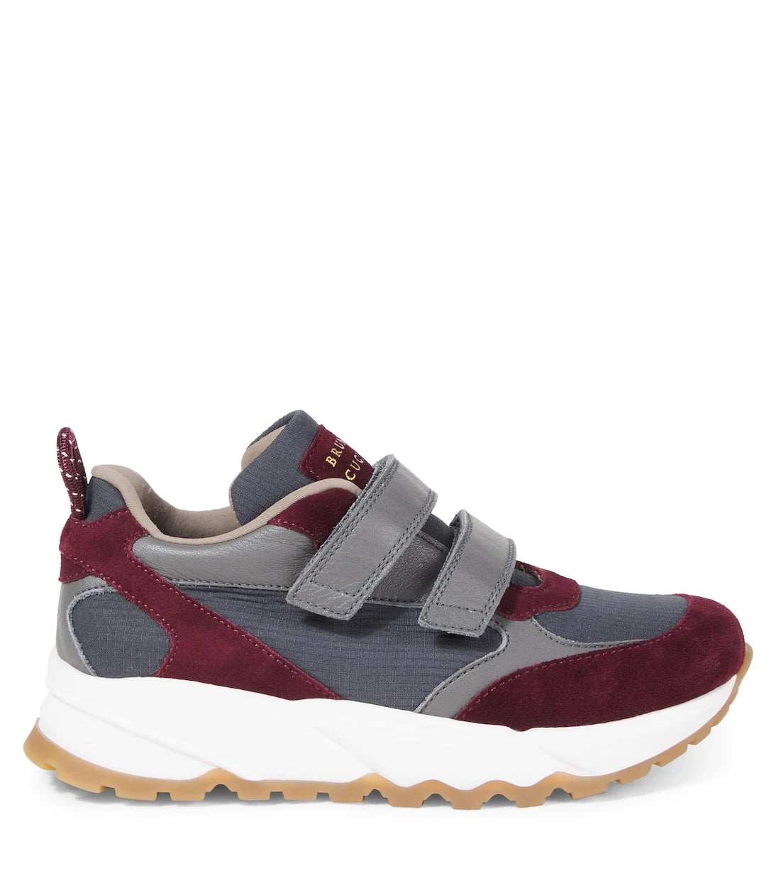 Brunello Cucinelli Kids - Suede-trimmed sneakers