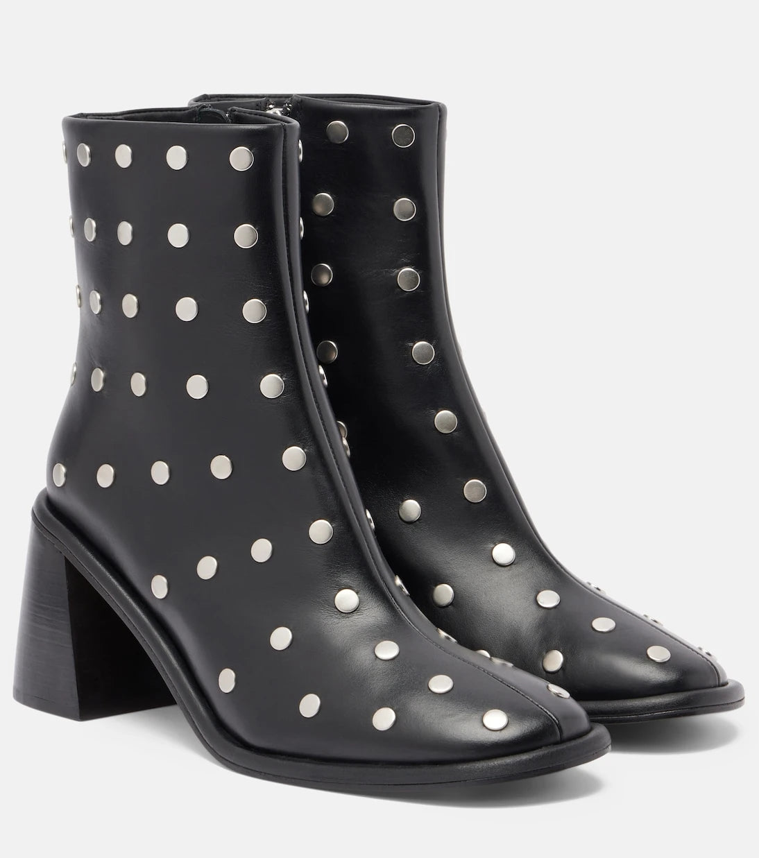 Souliers Martinez - Kima 80 studded leather ankle boots