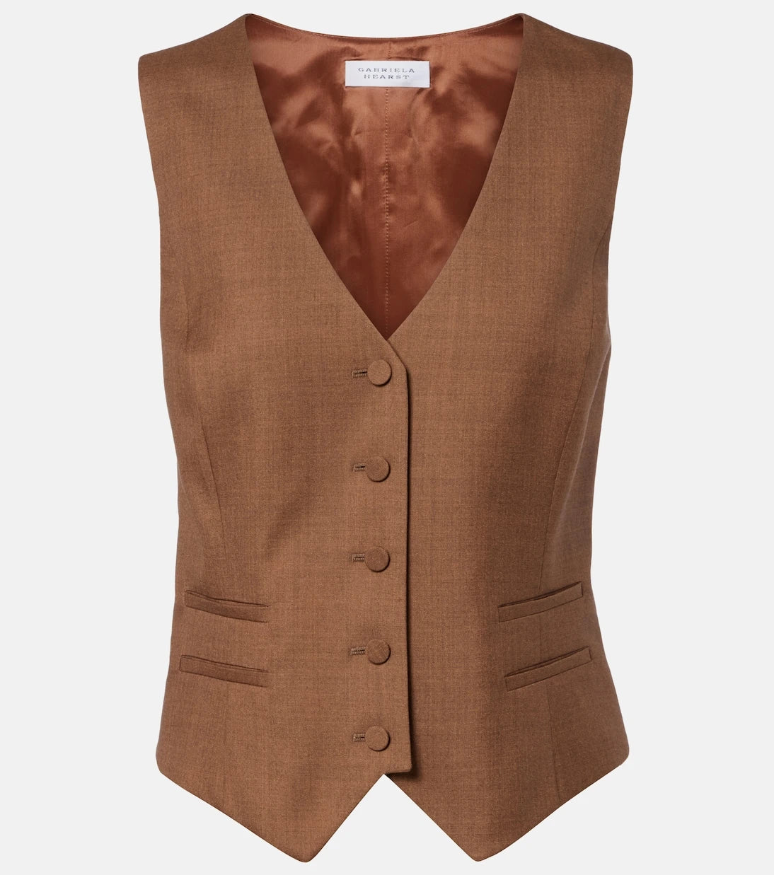 Gabriela Hearst - Coleridge wool and silk vest