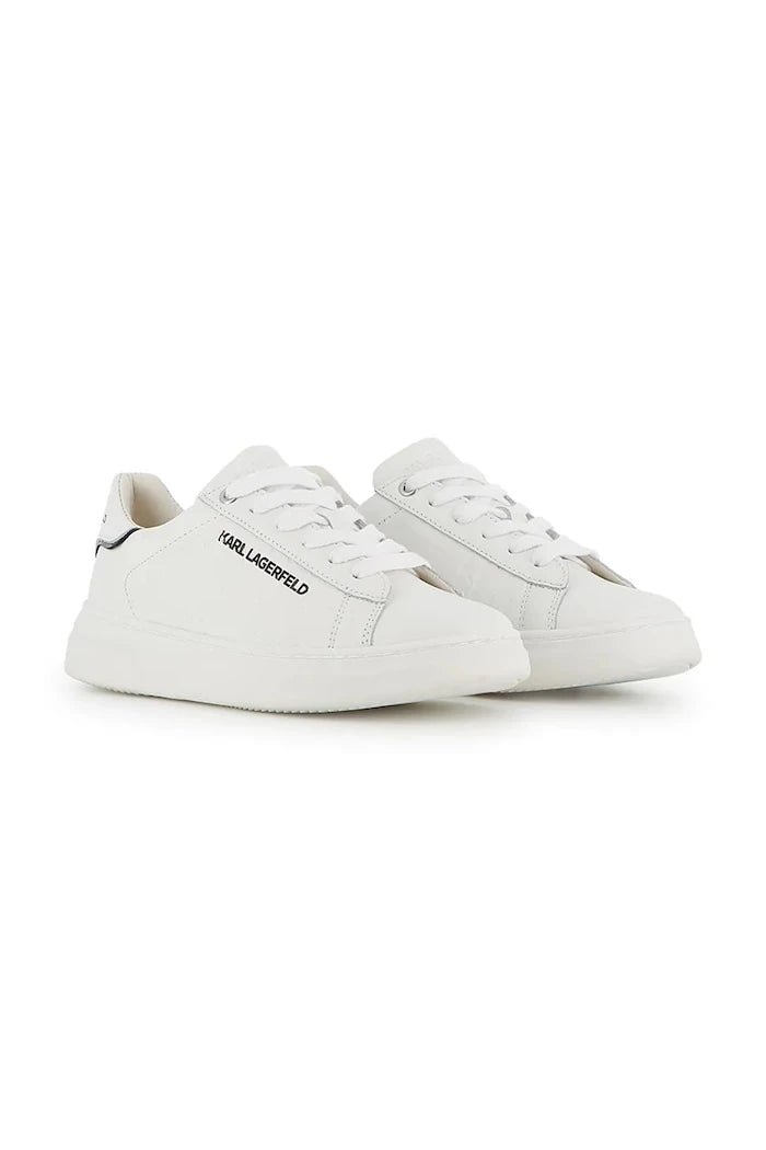 Karl Lagerfeld çocuklar için deri sneakerlar