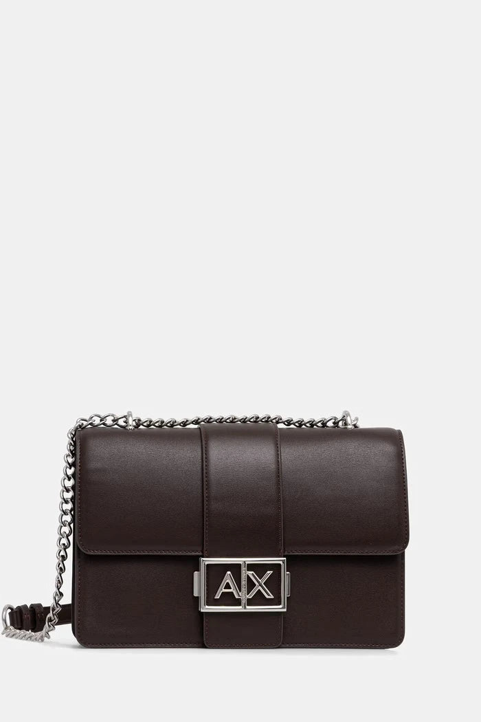 Armani Exchange kadın crossbody çanta, suni deriden