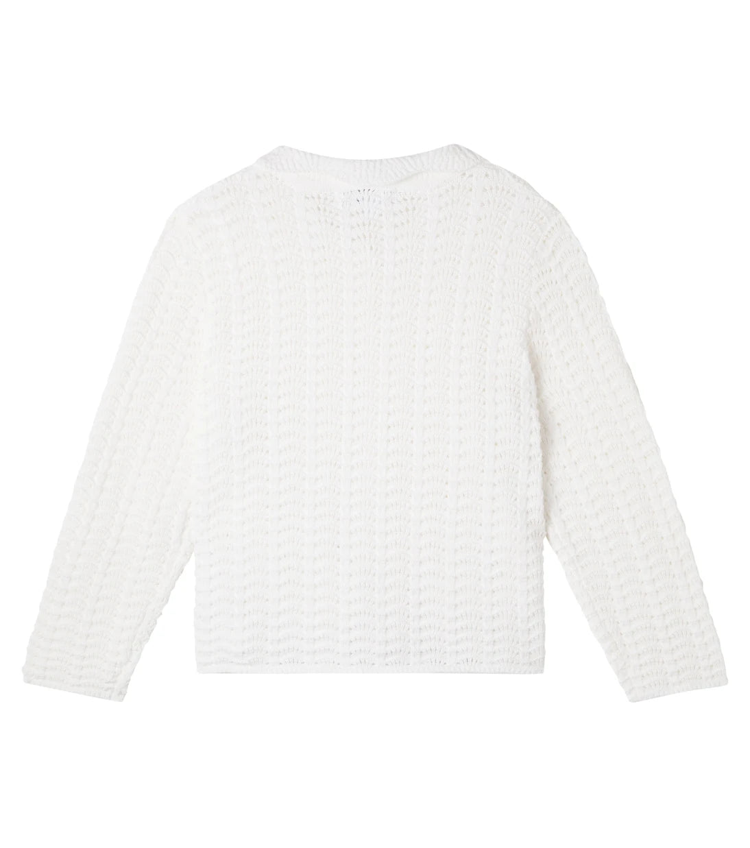 Tartine et Chocolat - Open-knit cotton cardigan
