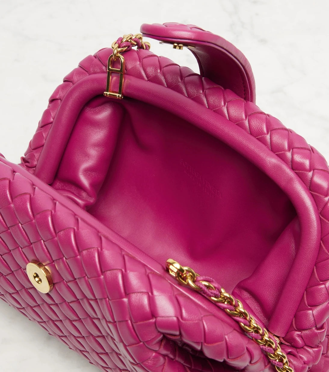 Bottega Veneta - Lauren 1980 Small leather clutch