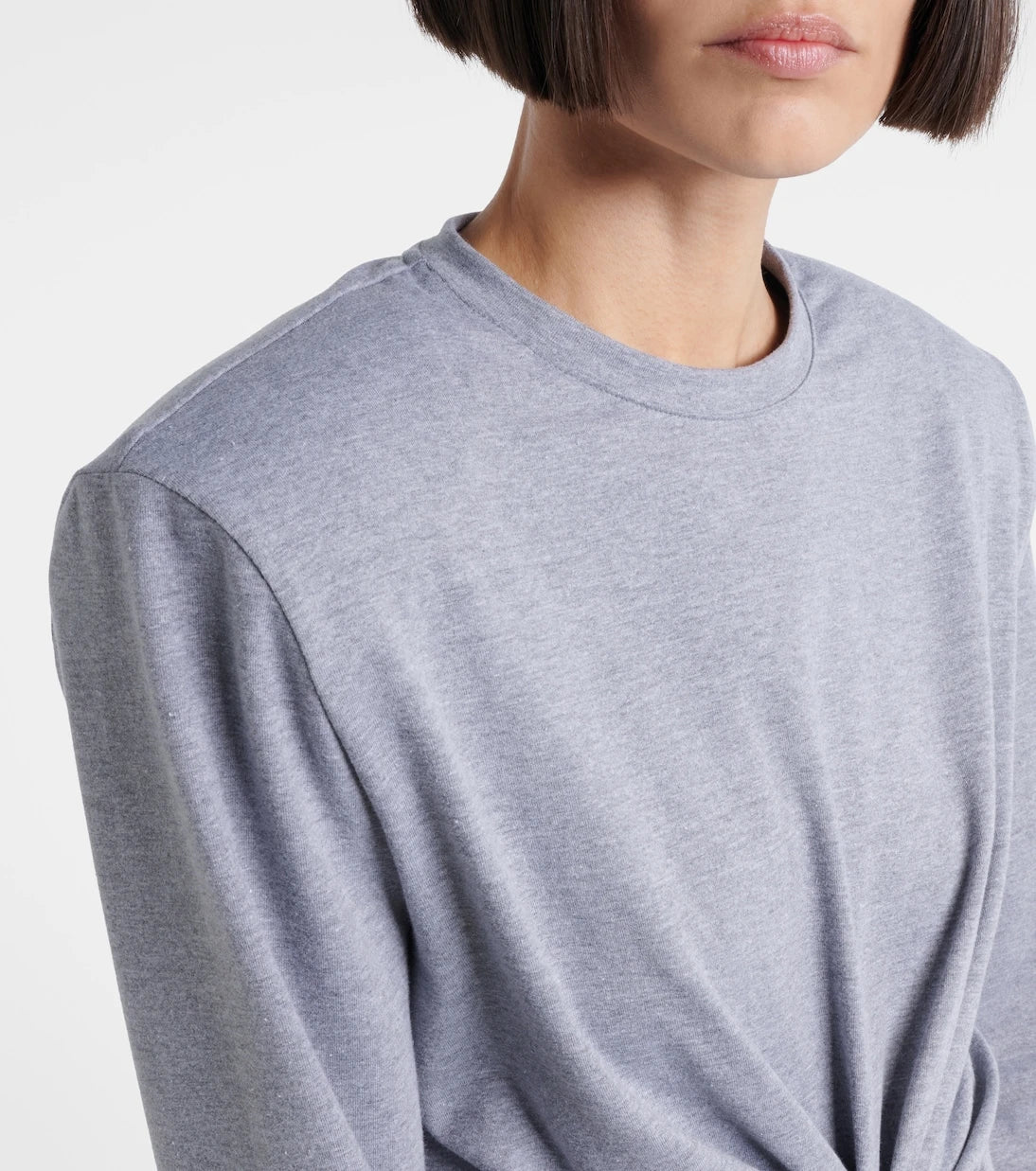 Magda Butrym - Cropped cotton-blend jersey top