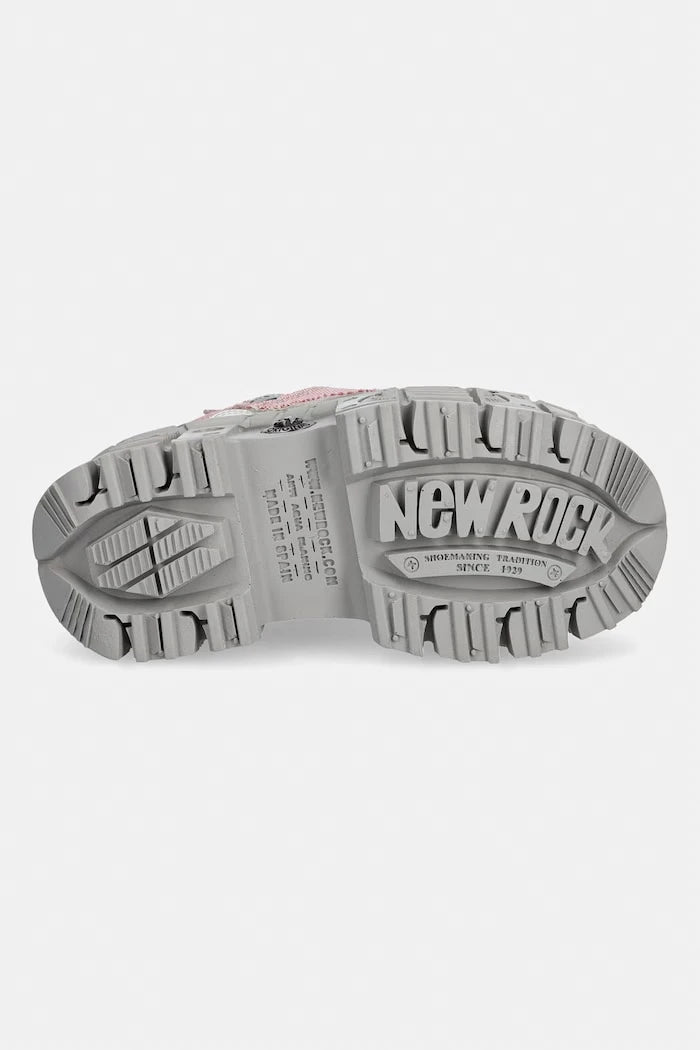 New Rock Kadın Bot VEGAN BLANCO, ECOBAR ROSA, TANK CASCO P