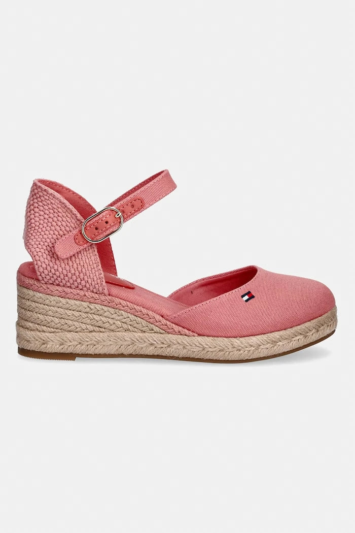 Tommy Hilfiger Kadın Espadril MID WEDGE ESPAD CLOSED TOE