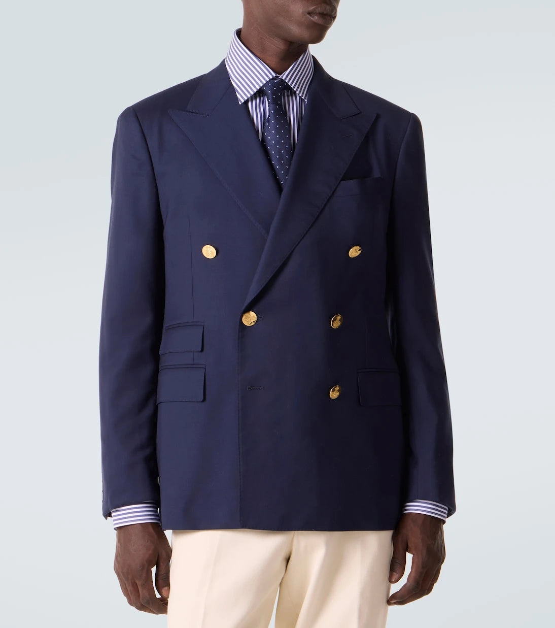 Ralph Lauren Purple Label - Gregory kruvaze yün blazer ceket