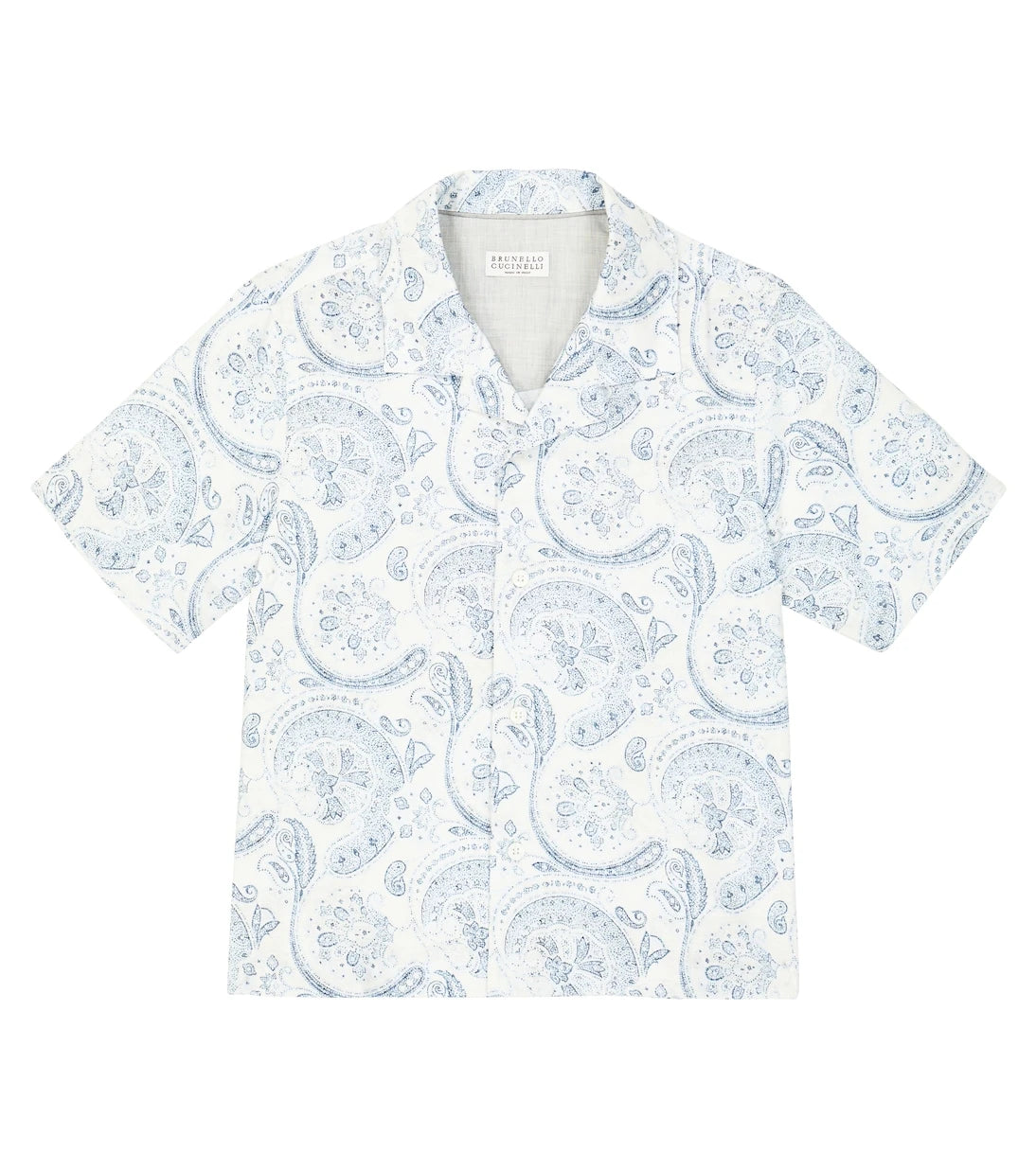 Brunello Cucinelli Kids - قميص قطني مطبوع