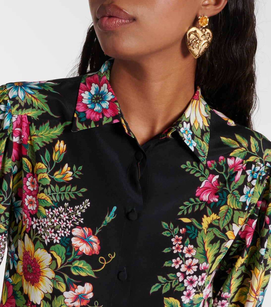 Etro - Printed silk shirt