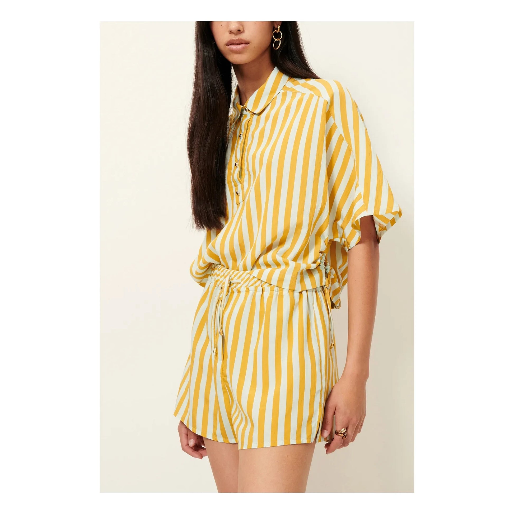 Sessùn - Short Stripes Agde | Yellow