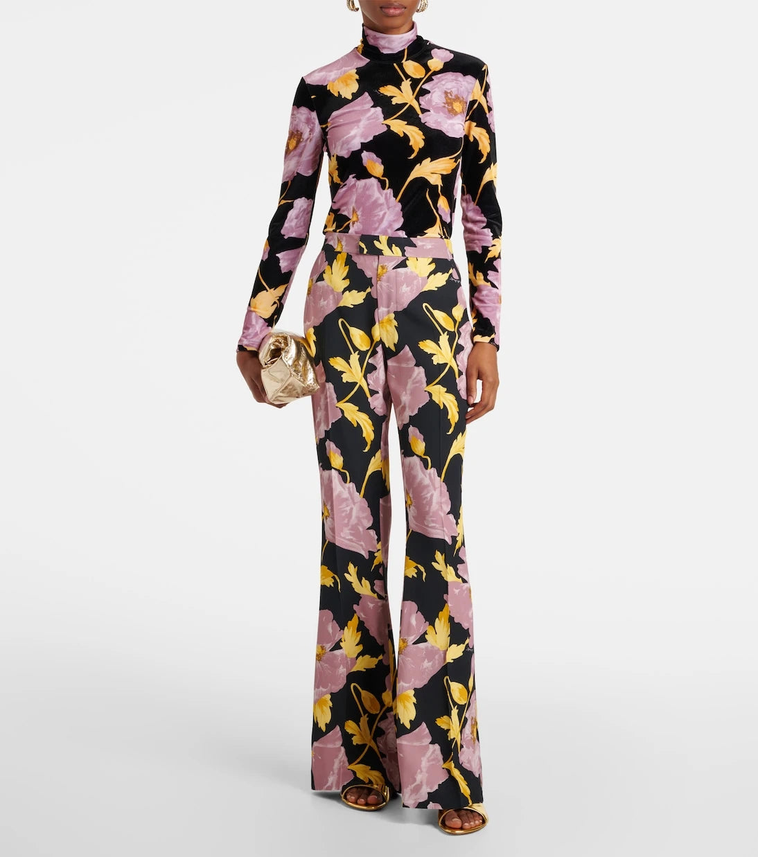 La DoubleJ - Saturday Night printed bootcut pants