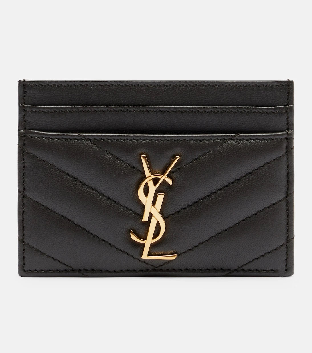 Saint Laurent - Cassandre matelassé leather card holder