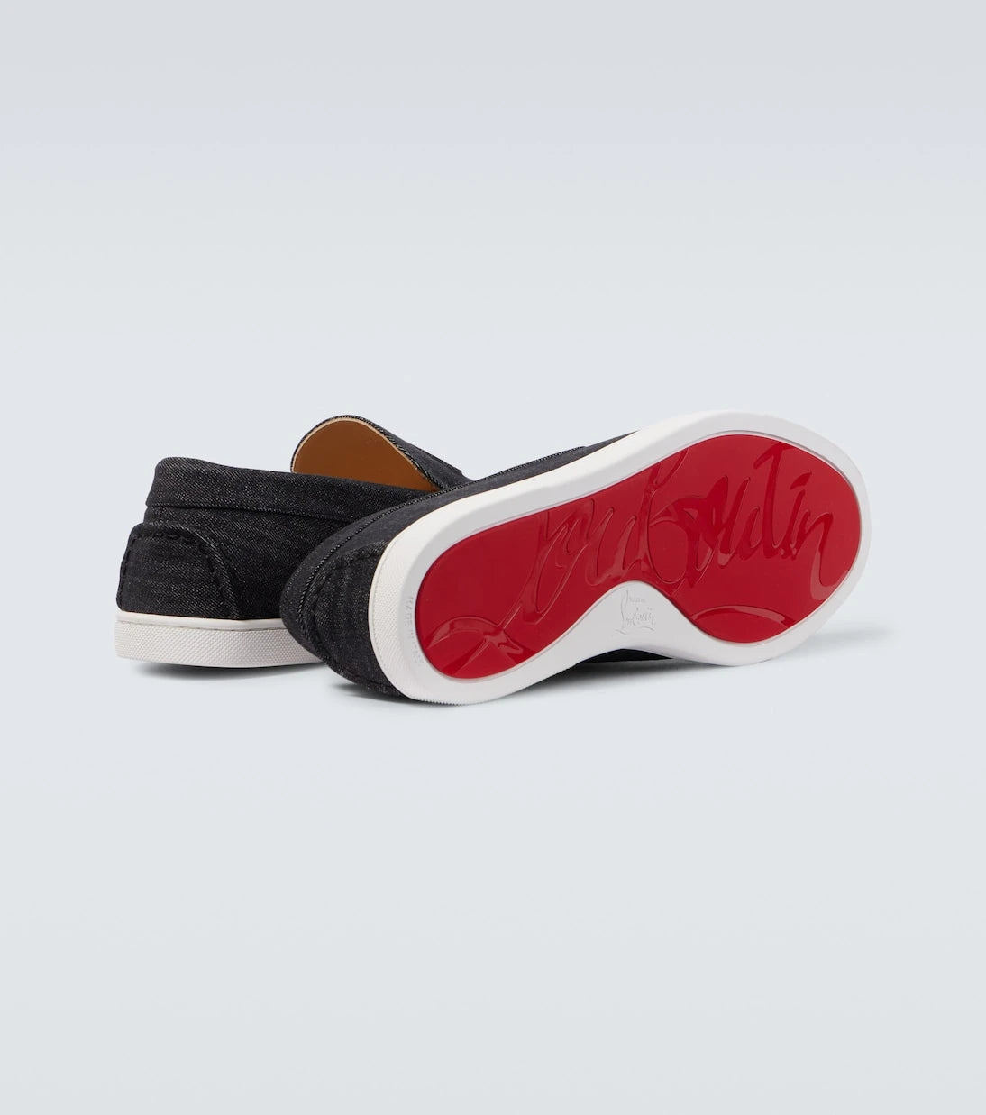 Christian Louboutin - Varsiboat suede loafers