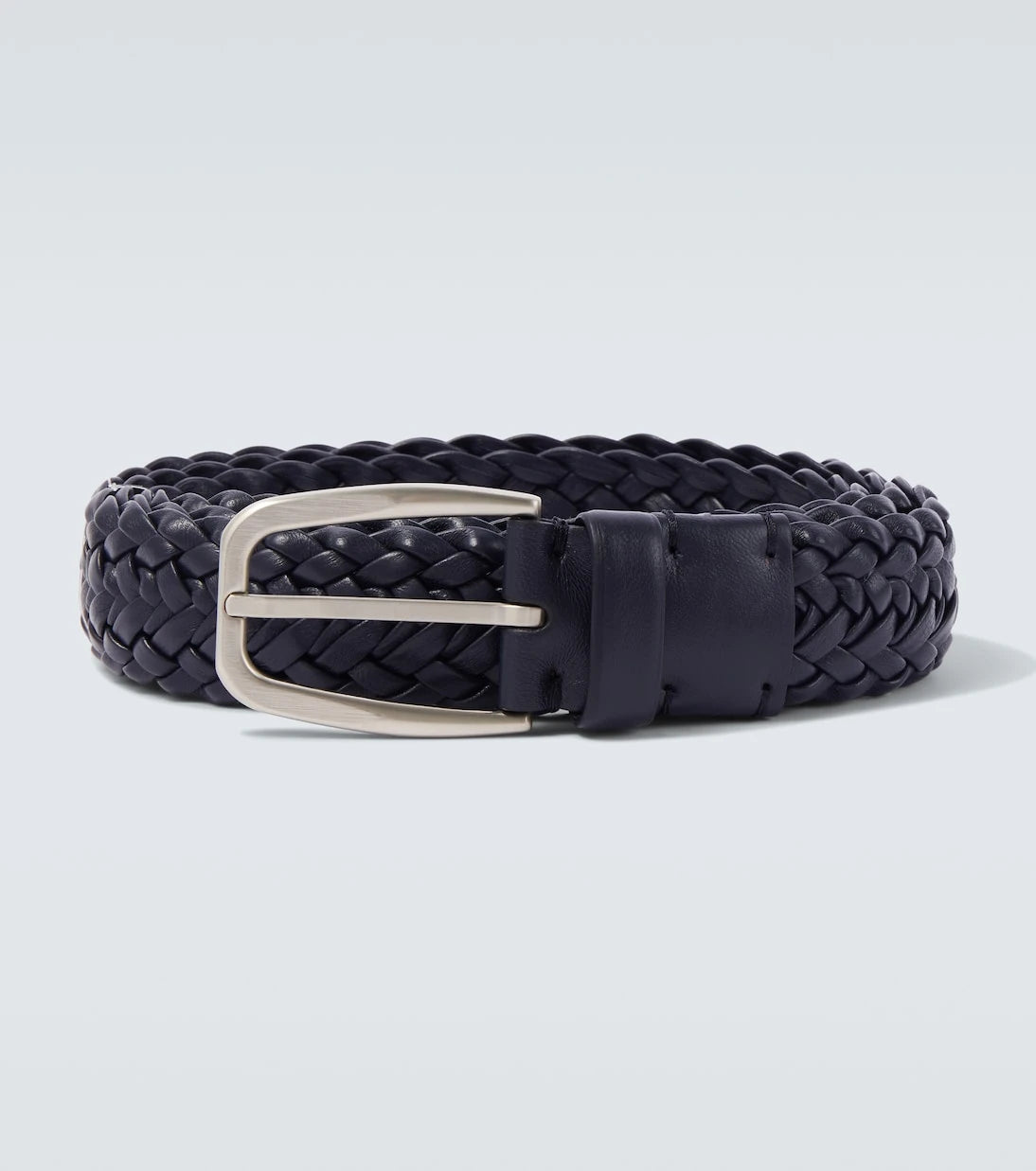 Zegna - Braided leather belt