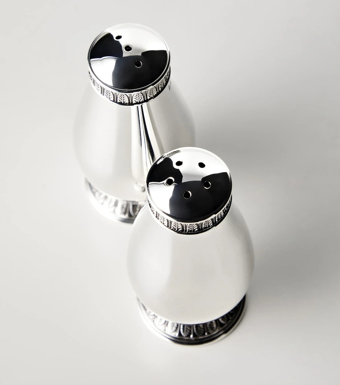 Christofle - Malmaison silver-plated salt and pepper shakers