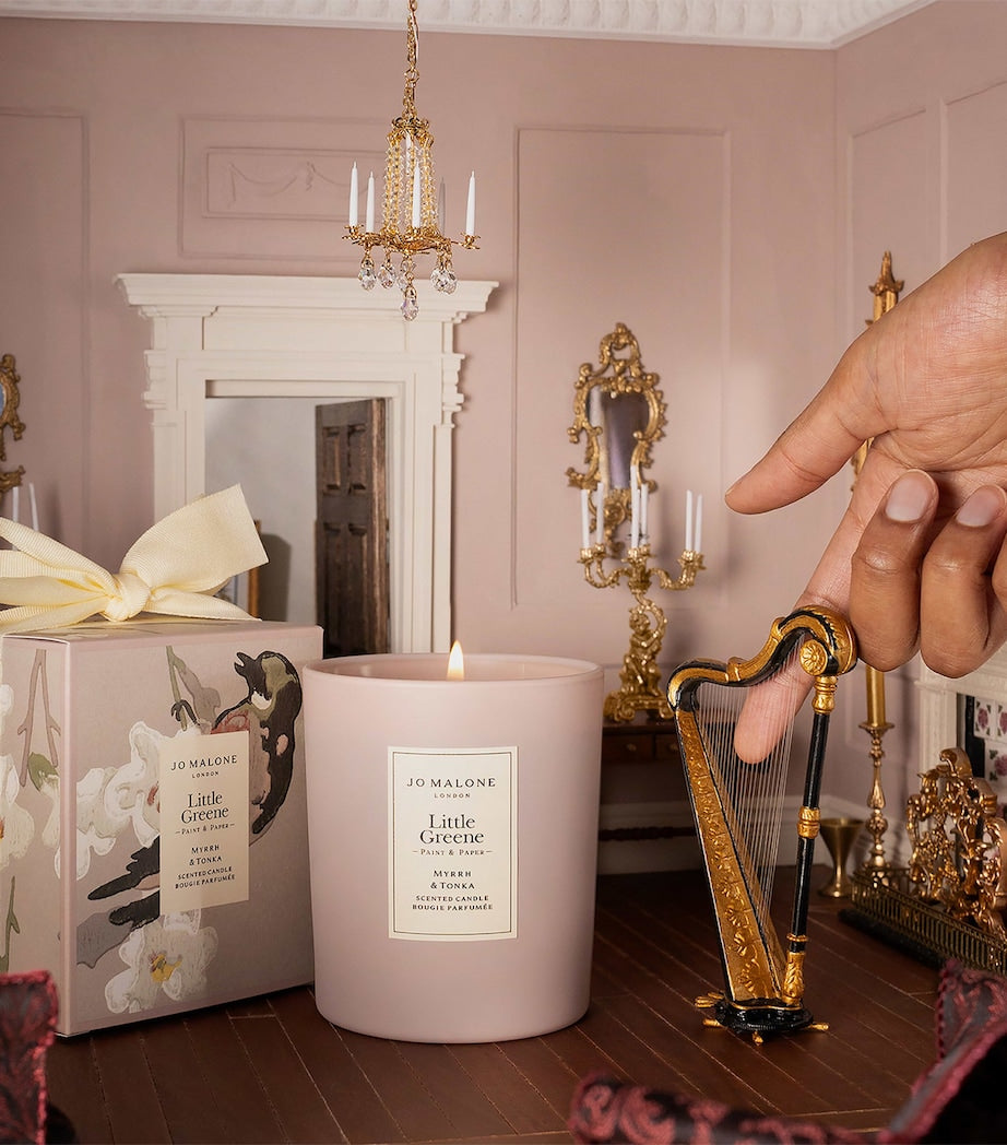 Jo Malone London x Little Greene Special Edition Myrrh & Tonka Scented Candle (200g)
