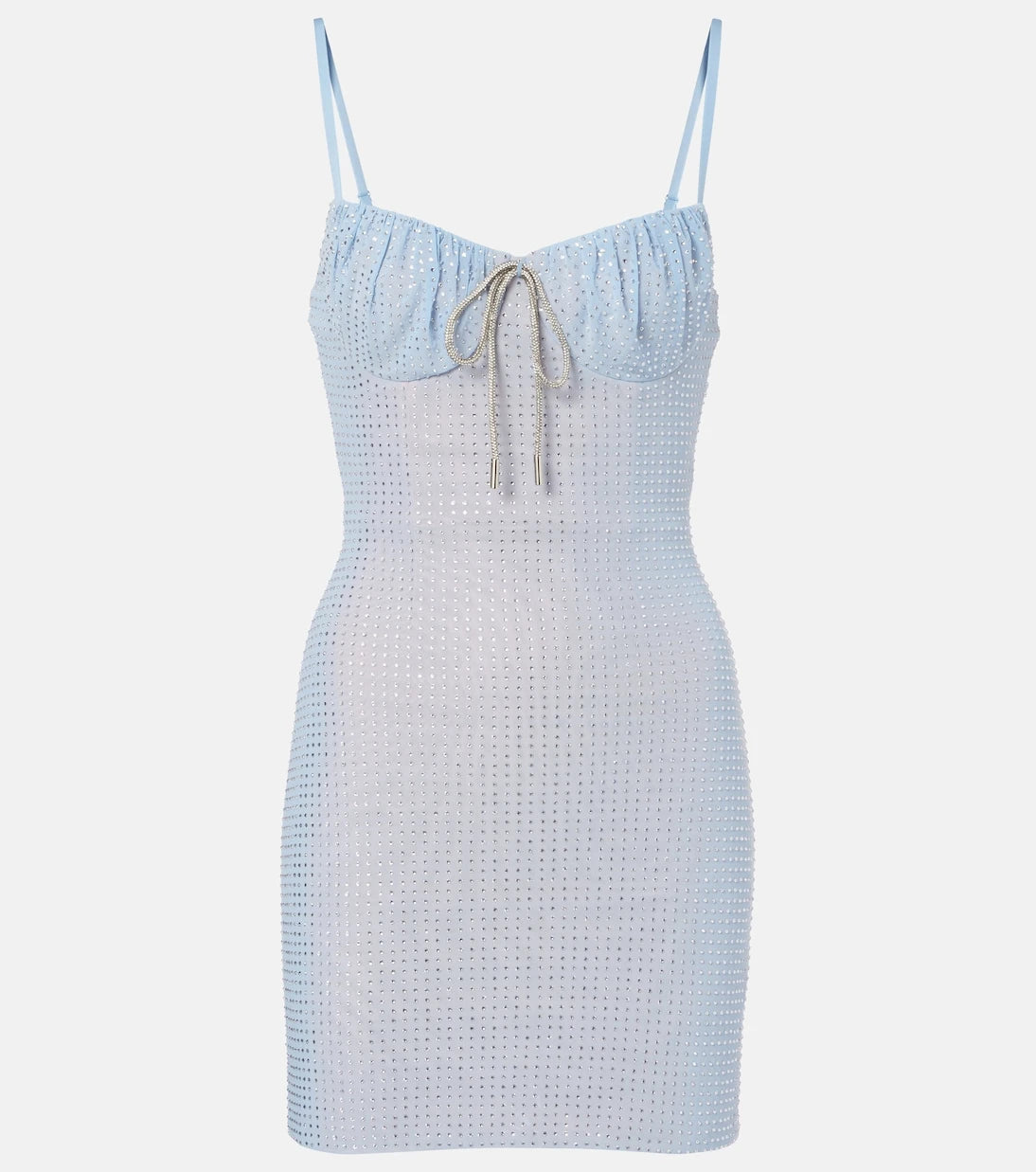 Area - Crystal-embellished minidress