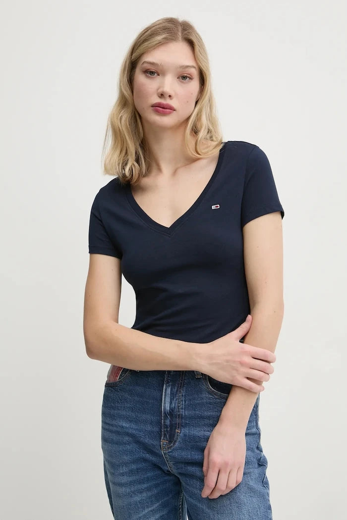 Tommy Jeans тениска дамска от памук