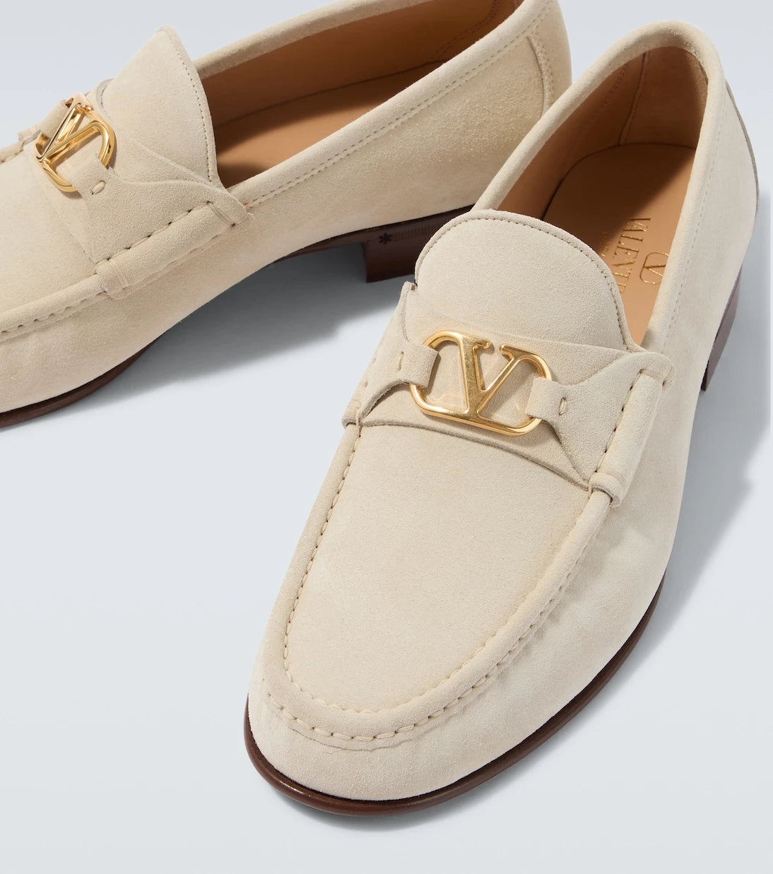 Valentino Garavani - VLogo suede loafers