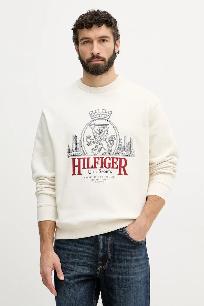 Tommy Hilfiger Erkek Pamuklu Sweatshirt