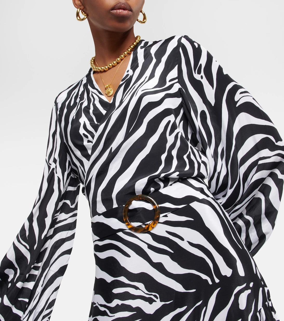 Alexandra Miro - Tabitha zebra-print crop top