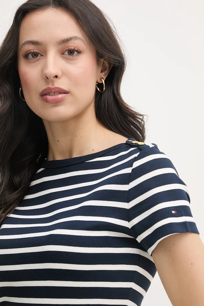 Tommy Hilfiger kadın pamuklu tişört