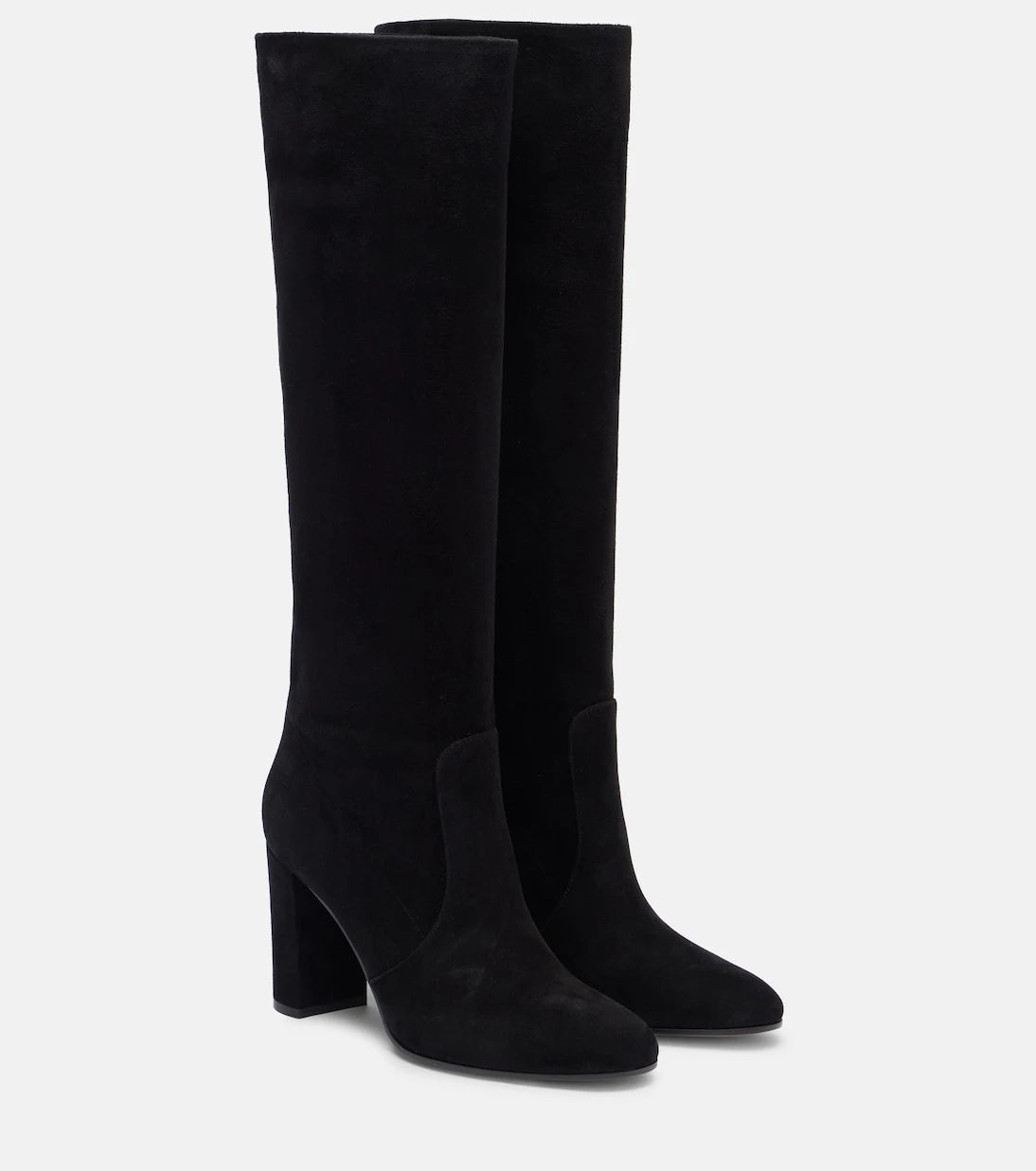 Gianvito Rossi - Glen 85 suede knee-high boots