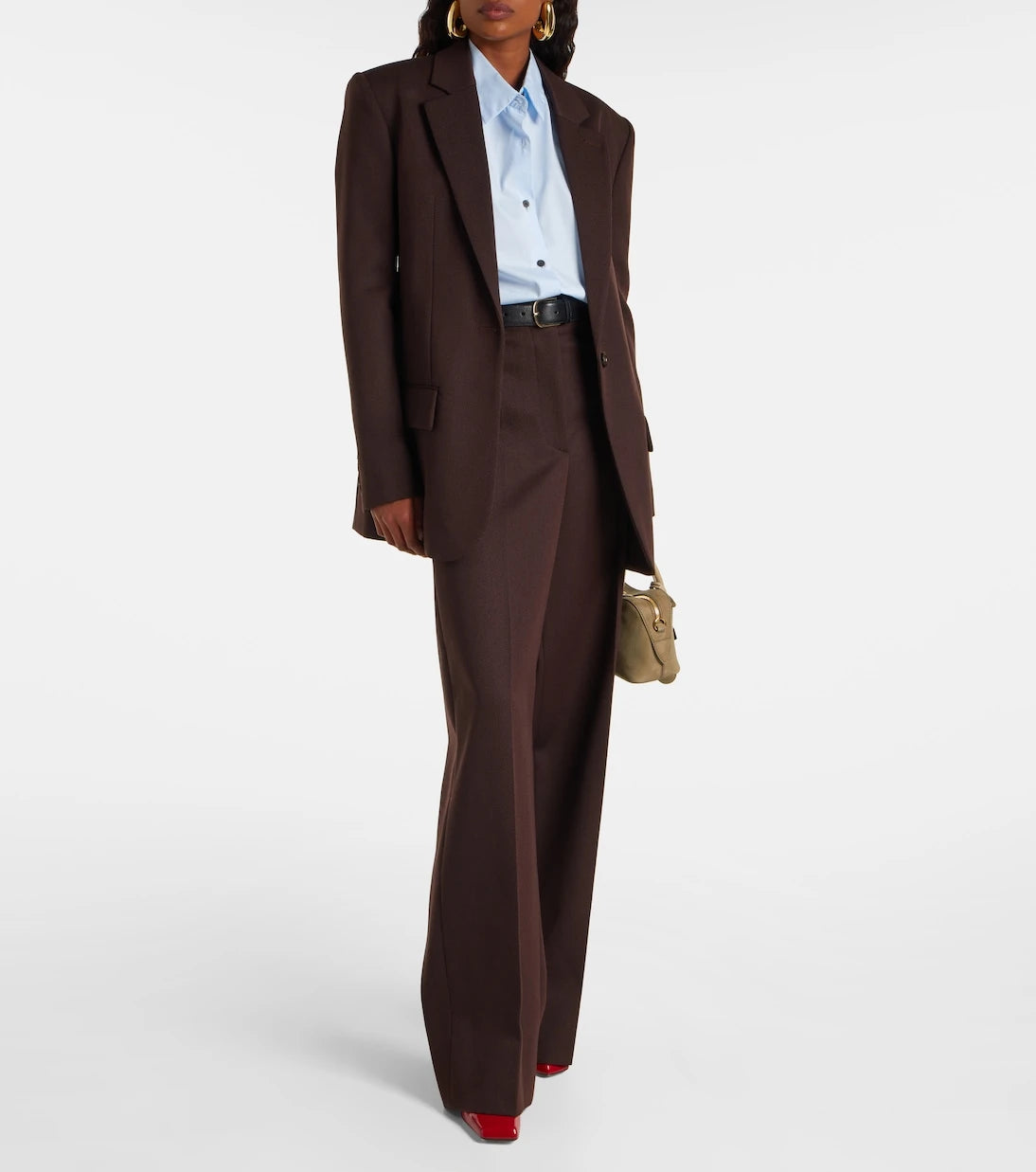 Stella McCartney - Single-breasted virgin wool blazer
