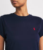 Navy Cotton Polo Pony T-Shirt