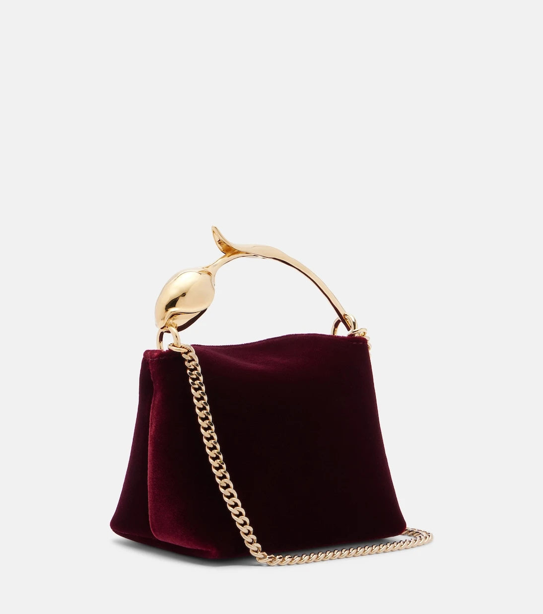 Erdem - Bloom Micro velvet top-handle bag