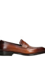 Salvatore Ferragamo Leather Brandy Loafers
