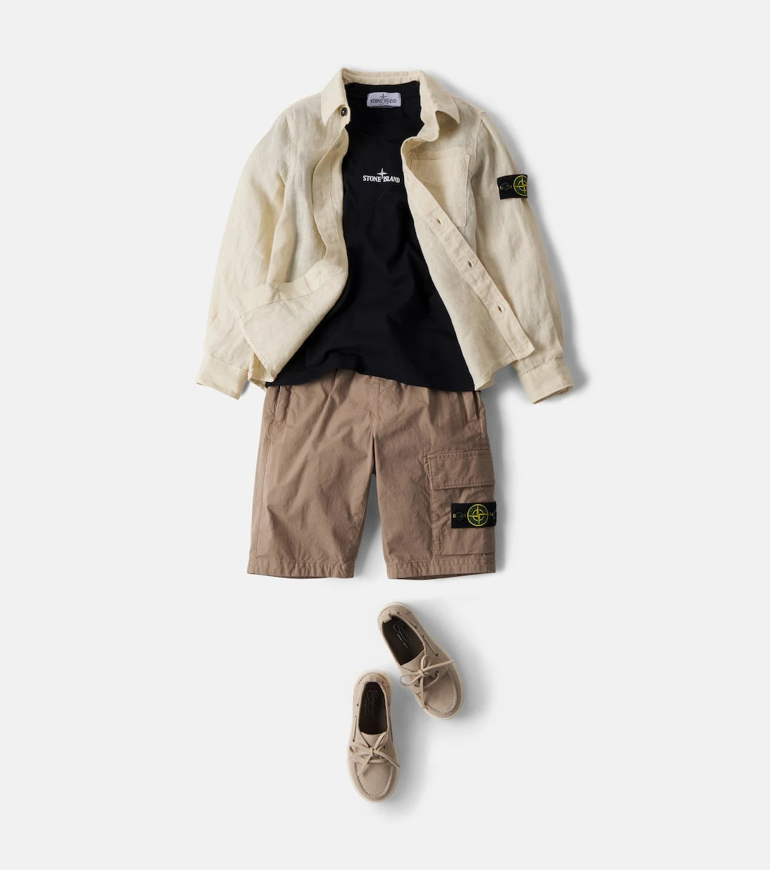 Stone Island Junior - Logo cotton jersey T-shirt
