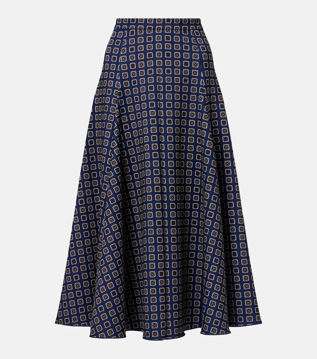 Max Mara - Benda printed jersey midi skirt
