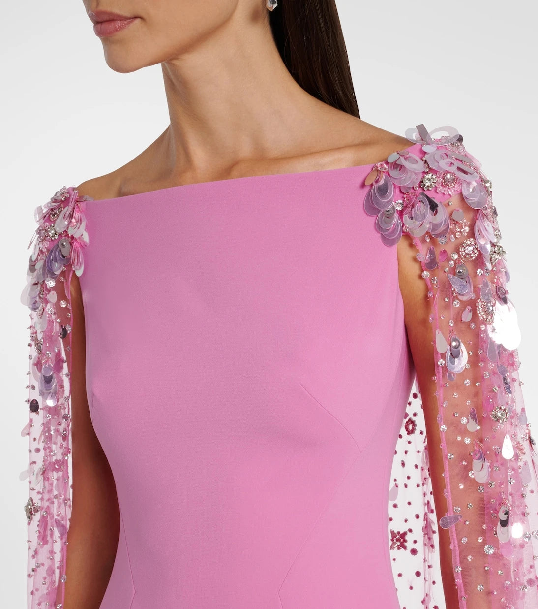 Jenny Packham - Bittersweet beaded caped gown