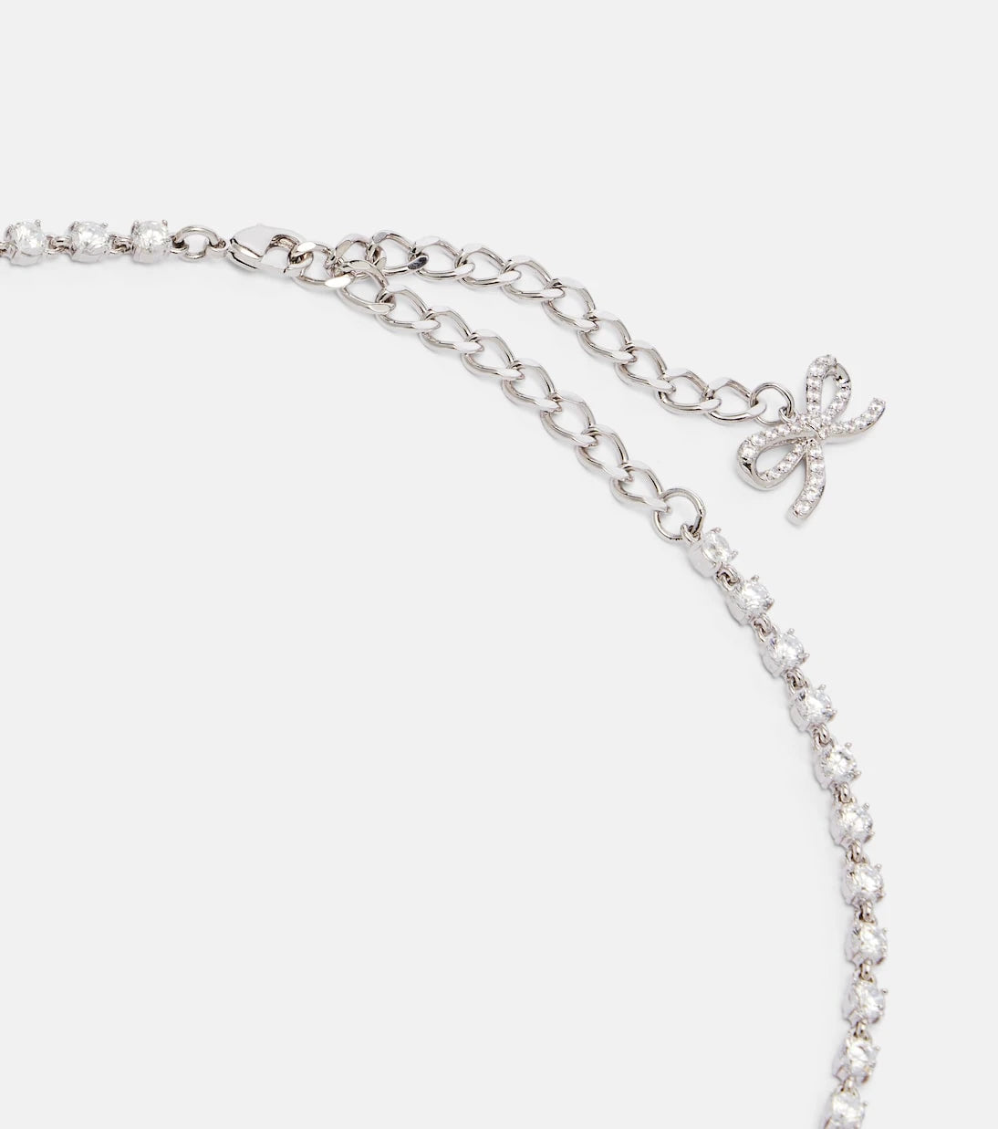 Self-Portrait - Crystal-embellished necklace